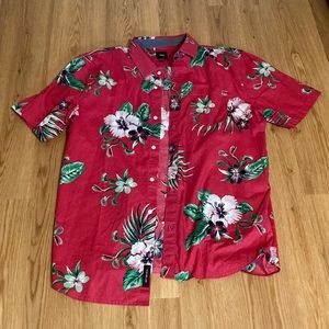 Pink Vans Button Down